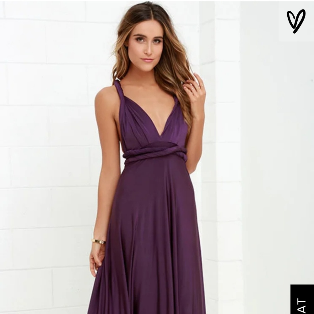 LuLu's Always Stunning Convertible Purple Maxi